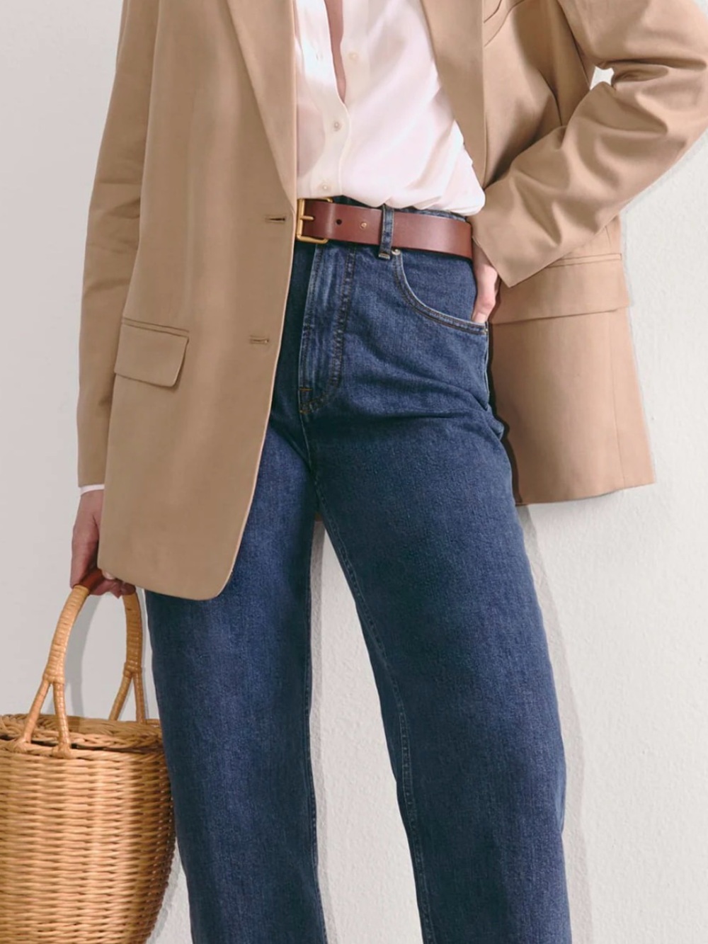 everlane curvy way high jean organic cotton